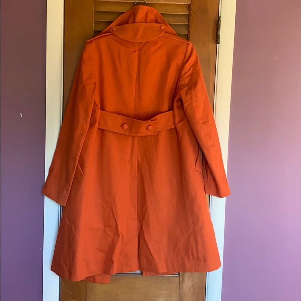 Charles Nolan Size 8 Burnt Orange Coat